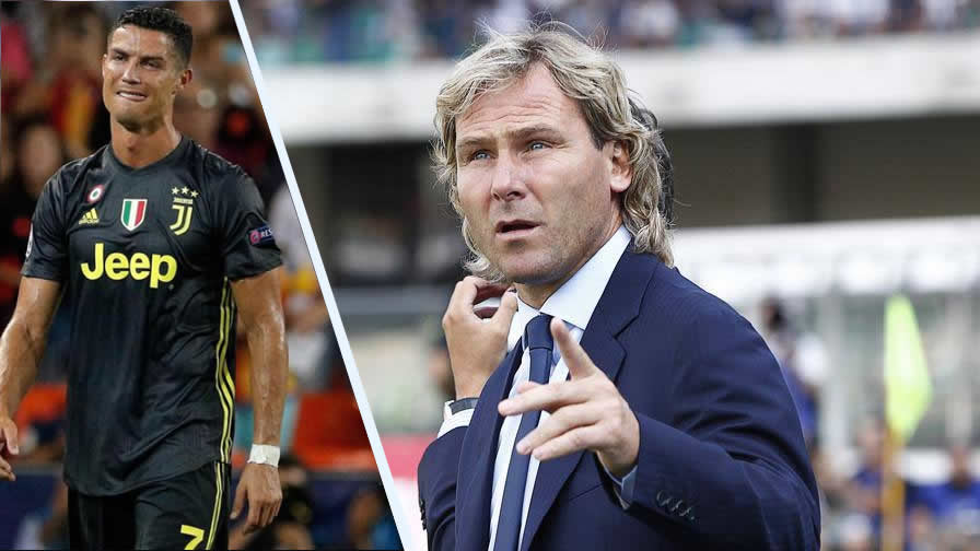 Nedved furioso con l'arbitro Brych nell'intervallo di Valencia Juventus