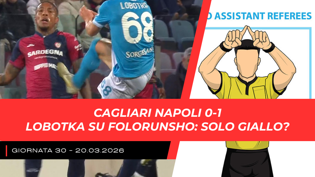 Cagliari Napoli 0-1 | Lobotka su Folorunsho: manca un rosso al Napoli?
