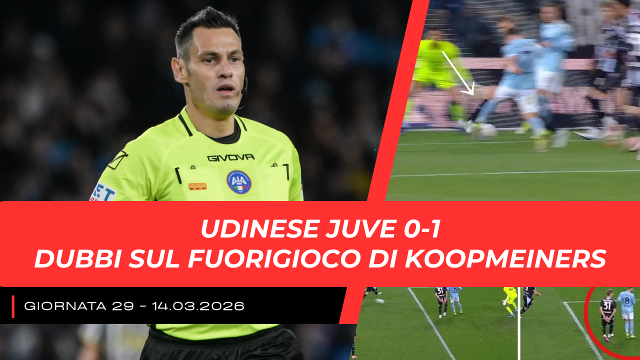 Udinese Juventus: il goal annullato a Conceicao per fuorigioco di Koopmeiners